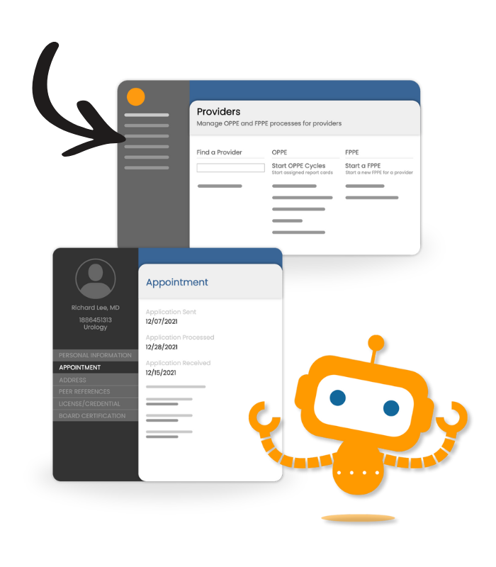 OPPE dashboard and Aiva